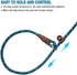 7FT Slip Lead Control Dog Leash, 1/4 Inch Diameter Durable Nylon Rope Training Lead for Small Medium Dog No Pull (Blue, 7’ x 1/4")...