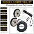 4392065 Dryer Repair Kit with 349241T Drum Roller Kit, 691366 Idler Pulley 341241 Belt by Seentech - Exact fit for Whirlpool & Kenmore Dryers - Replaces AP3131942 AP3098345 AP6010582 WP691366