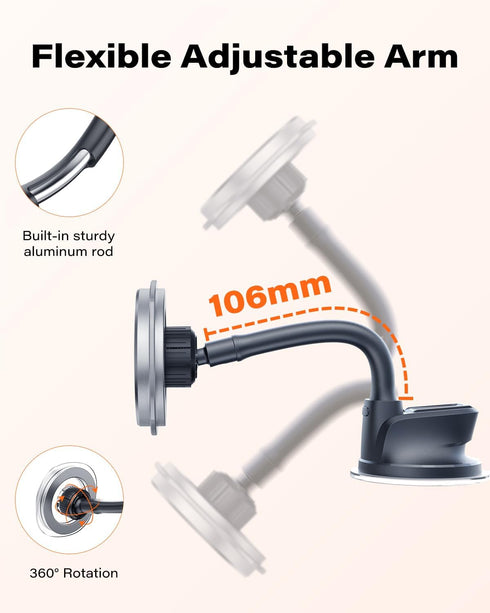APPS2Car for Magsafe Car Mount, Magnetic Car Phone Holder Mount Fit for iPhone 15/14/13/12 Series/Magsafe Case......
