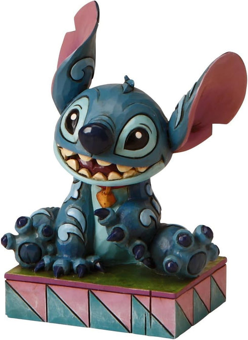 Enesco Disney Traditions by Jim Shore “Lilo and Stitch” Stitch Personality Pose Stone Resin Figurine, 3.75”, Blue...