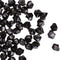 PMLAND Clear Fake Ice Rocks – 550 Pcs Large Black Acrylic Gems Crushed Plastic Diamonds, 3 Lbs / 2.25 Quarts Bulk Vase Filler for Centerpieces The...