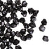 PMLAND Clear Fake Ice Rocks – 550 Pcs Large Black Acrylic Gems Crushed Plastic Diamonds, 3 Lbs / 2.25 Quarts Bulk Vase Filler for Centerpieces The...