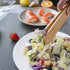 Bamboo Cooking Tongs (Set of 2) – 11” Foldable Kitchen Tongs with Space-Saving Design, Non-Scratch Grip for BBQ, Salad, Camping & Serving – Natura...