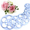KALAIEN Rose Flower Cutters Set Gumpaste Flowers Modelling Tools for Cake Decorating Cookie Mold Sugarcraft Plunger Cutter Mold Set of 6...