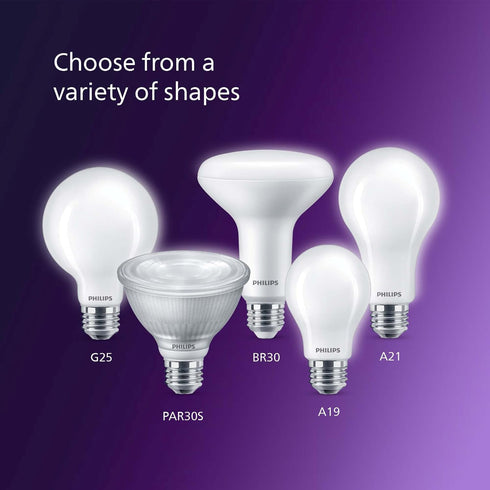Philips LED A19 Frosted Ultra Definition Dimmable LED Light Bulbs - Flicker-Free 40w Light Bulbs with EyeComfort Technology -Daylight 5000K Lightb...