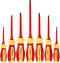 7 PCS 1000V Insulated Screwdriver Set, 3 Phillips and 4 slotted Screwdrivers, with Voltage Tester, CR-V Magnetic Tips, Professional Electrician El...
