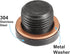 X AUTOHAUX M18x1.5 Steel Engine Oil Drain Plug Screw with Gasket for BMW 545i 550i 650i 750i 760i X5 X6 E60 E63 for Mazda 3 5 6 CX-5 CX-7 RX-8 Bla...