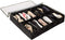 Surblue Under Bed Shoe Storage Organizer Underbed Shoes Closet Storage Solution 2 Metal zippers and 3 Handles with Clear Cover for Men's and Women...