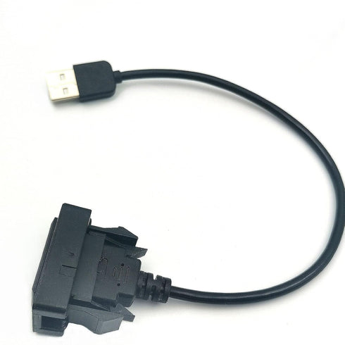 Car Dash Flush Mount USB Port Panel Extension Cable Adapter Compatible with to-yota Vios/ALTIS (35 24mm)...