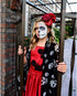 Wakauto Ladies Tulle Skull Pattern Printed Scarf Comfortable Long Style Fashion Soft Scarf Shawl Lady Girl 150 * 50cm...