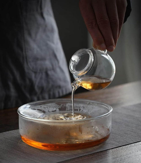 123Arts Mini Tea Pot, Teapot, Glass Teapot, Clear Teapot, Small Teapot for One Person Use,220ml/7.3oz...