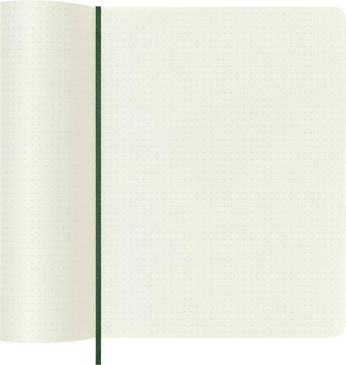 Moleskine Classic Notebook, Soft Cover, XL (7.5" x 9.5") Dotted, Myrtle Green, 192 Pages...