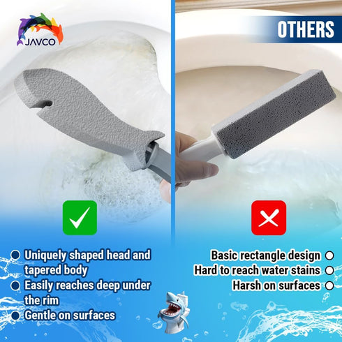 4 PACK Pumice Stone for Toilet Cleaning | Toilet Pumice Stone with Handle | Pumice Cleaning Stone for Toilet Bowl...