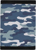 Blue Camo Print Kids Wallet for Boys Girls Teens Trifold Canvas Wallet for Men Women Army Camouflage Wallets Credit Card Holder...