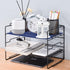 Multipurpose Desk Organizer Shelf - Space-Saving Mesh Desktop Rack, Stackable Supplies Storage for Office Accessories, Letter & Paper Tray Organiz...
