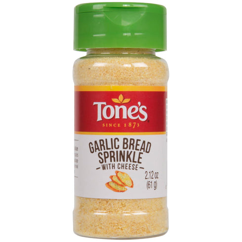 Tone's Garlic Bread Sprinkle with Cheese, 2.12 Ounce...