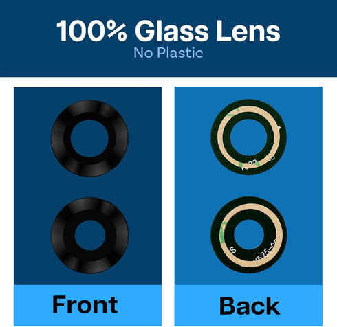 MMOBIEL Back Rear Camera Glass Lens Replacement Compatible with Xiaomi 13T / 13T Pro - Pre-Installed Adhesive, Tweezer and Cloth...