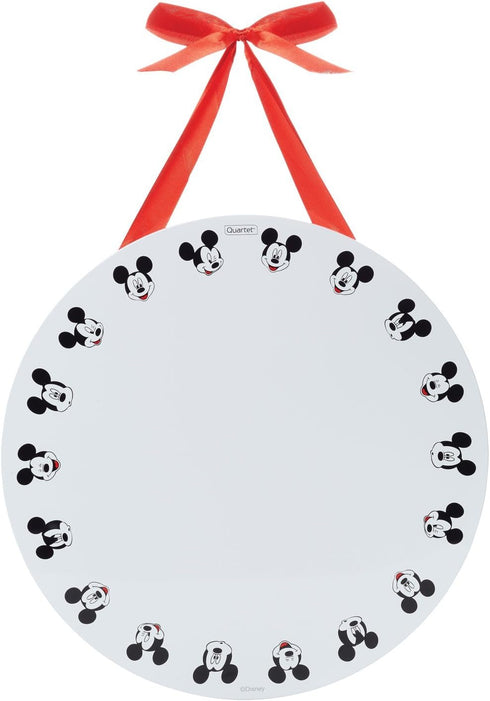 Disney Mickey Mouse Magnetic Dry Erase Board by Quartet, 12" x 12" Round White Board / Whiteboard (42314)...