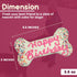 Girl Happy Birthday Dog Bone | Molasses Based Recipe with Human Grade Ingredients Wheat, Corn, and Soy Free | 100% Made in USA Edible Dog Bone for...