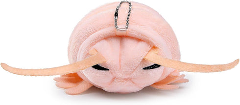 ZHONGXIN MADE Isopod Stuffed Animal Hanging Chain Toy - Realistic Pink Isopod Plush Beetle Bead Chain Hanging, Cute lice Crustaceans Plushie Toys ...