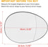 X AUTOHAUX Mirror Glass Heated with Backing Plate Passenger Side Right Side Rear View Mirror Glass for BMW for Mini Cooper 2007-2015...