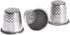 Dophee 3Pcs Silver Finger Thimble Tailor Sewing Pin Needle Grip Hands Shield Protector...