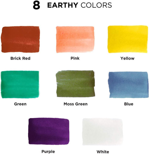 Chalkola 8 Pastel Liquid Chalk Markers for Blackboard, Chalkboard Signs, Window, Labels, Bistro, Glass, Car - Washable Wet Wipe Ink ChalkBoard Mar...