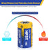 ER14250 Battery 1/2 AA Size 3.6 V Lithium Batteries 8 Pack Non-Rechargeable Battery Li-SOCL? XL-050F SB-AA02 LS14250 TL-5902 TL-2150...