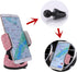 Cxtiy Universal Bling Car Phone Holder Adjustable Strong Sticky Dashboard Air Vent Base Car Air Vent Phone Mount Dashboard Cell Phone Holder Diamo...