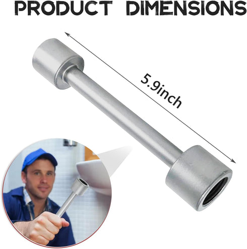 Angle Stop Tool Removal Tool Angle Stop Wrench Plumbing Tool Wrench for New Angle Hand Tools Compression Ring-Angle On Wrench (Silver)...