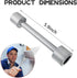 Angle Stop Tool Removal Tool Angle Stop Wrench Plumbing Tool Wrench for New Angle Hand Tools Compression Ring-Angle On Wrench (Silver)...