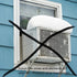 Dependable Industries Vinyl Window Air Conditioner Cover 18" x 27" x 16" Weatherproof AC Protector with Straps for 5-10,000 BTU Units Reduce Heati...