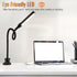 Clip on Reading Light, Clip Light, Warm & Daylight & White Light 3 Colors, Eye-Care Clamp Lamp with 10 Dimmable Illumination Modes...