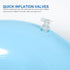 ibasenice 3pcs Inflatable Rock Star Ballons 80s 90s Party Decoration Inflatable Banjo Musical Instrument Party Props Blow up Inflate Rock Band for...