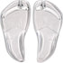 Arch Support Insoles for Sandals and Flip Flops, 3/4 Foot Cushion Relieves Foot and Heal Pain from Plantar Fasciitis and Flat Feet, Adhesive Back,...