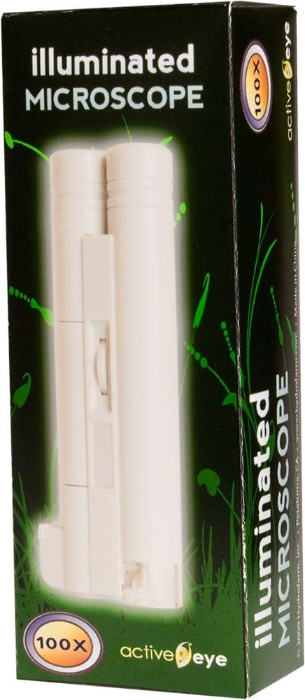 Hydrofarm Active Eye AEM100, 100x Magnification Microscope, 4-1/2-inch Length by 7-1/4-inch Width...