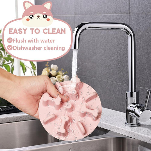 Slow Feeder Dog Bowls Insert, Animire Soft Silicone Anti-Choking Puzzle Slow Feeder, Anti-Slip Slow Down Eating Feeder Insert, Compatible with Reg...