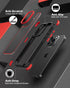 Compatible with iPhone 15 Pro Case, with Multicolor Protective Shockproof Bumpers, Crystal Clear Back Not Yellowing Anti-Scratch Hard PC Back & So...