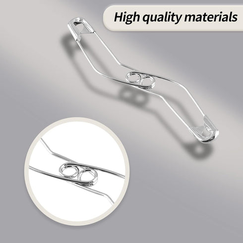 120 Pieces Quilting Pins 1-1/4inch / 32mm Curved Safety Pins Size 1 Basting Pins Nickel-Plated Steel(#1)...