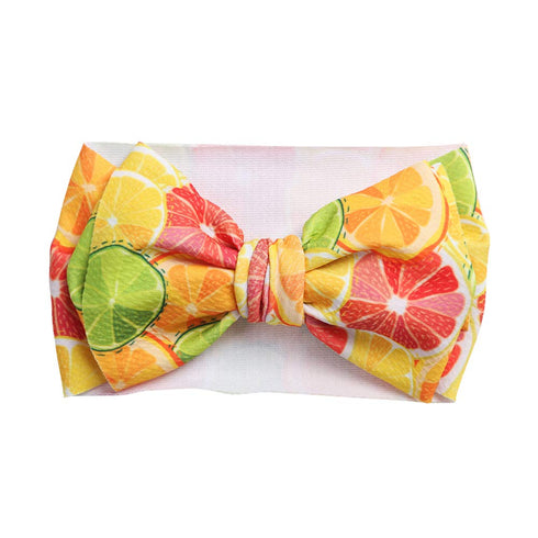 KIDOCHEESE Oversized Headbands with Large Hair Bows, Elastic Nylon Hairbands and Head Wraps for Baby Girls, Newborns, Infants, and Toddlers...