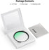 NEEWER 58mm MC UV Protection Filter 24 Layer Multi Resistant Nano Coatings/HD Optical Glass/Water Repellent/Scratch Resistant/Aluminum Alloy Ultra...