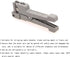 Fiber Optic Tool Cable Stripper 45-162 Buffer Tube Coaxial Cable Stripper Coax Stripping Hand Tool...