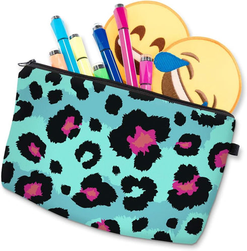 Deanfun Small Makeup Case - Cute and Waterproof Cosmetic Bag for Women(Leopard Print D5-51488)......