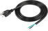 CERRXIAN 4FT 18 Gauge 3 Prong Heavy Duty Replacement Power Cord Cable 13A 110V NEMA 5-15P Male Plug to 3 Prong Open Pigtail Wire for Universal AC ...