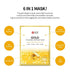 SNP 12 Pcs Variety Ampoule Mask Set - Bird's Nest, Gold Mask with Collagen, Diamond Best Gift korean facial skincare set hydrating brightening sen...