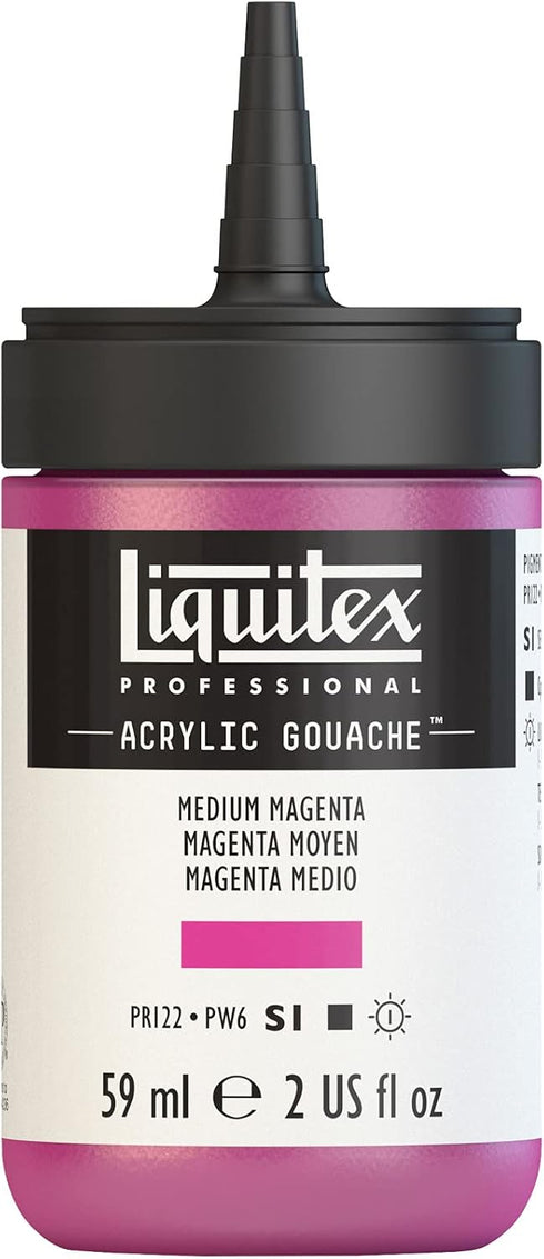 Liquitex Professional Acrylic Gouache, 2-oz (59ml) Bottle, Medium MLiquitex Professional Acrylic Gouache, enta...
