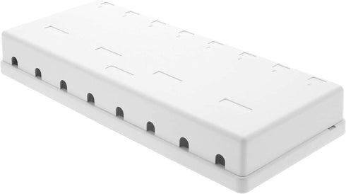 Networx Keystone Jack Surface Mount Boxes (8 Port, White)...