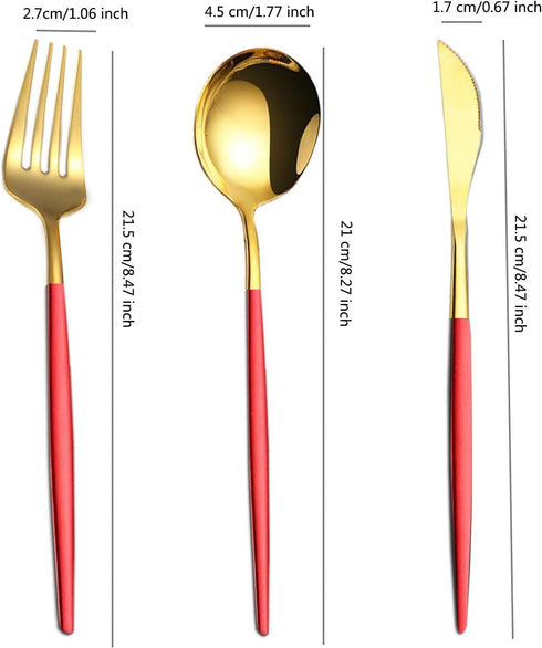 Reusable Utensils Set With Case, Reusable Travel Flatware?Travel Silverware Set With Case ?Reusable Travel Flatware For Home Office School Camping...