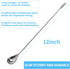 6 Pcs 12 Inch Bar Mixing Spoon Cocktail Spoon Stainless Steel Bar Long Spoon With Spiral Pattern...