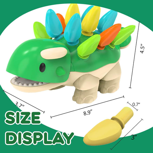 Baby Sensory Montessori Toys for Toddler Learning Educational Dinosaur Games,Fine Motor Skills Sorting Travel Toys, Birthday Gifts for 3 Year Old ...